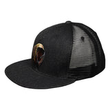 Brown Buffalo Trucker Hat by LET'S BE IRIE - Black Denim - Let's Be Irie™