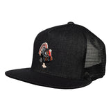Turkey Trucker Hat by LET'S BE IRIE - Black Denim - Let's Be Irie™