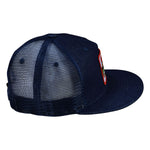 Hawaii Volcano Trucker Hat by LET'S BE IRIE - Blue Denim Snapback - Let's Be Irie™