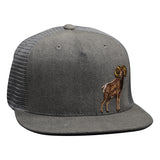 Ram Trucker Hat by LET'S BE IRIE - Gray Denim Snapback - Let's Be Irie™