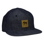 LET'S BE IRIE Elephant Hat - Washed Blue Denim Snapback - Let's Be Irie™