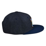 Lake Tahoe Wool Hat by LET'S BE IRIE - Wool, Gray and Navy Blue Snapback - Let's Be Irie™