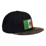Camo and Black Mexico Hat - Snapback with Mexican Flag - Let's Be Irie™