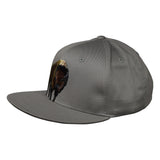 Brown Buffalo Snapback Hat by LET'S BE IRIE - Gray - Let's Be Irie™