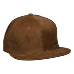 Corduroy Metallic Emblem Hat by LET'S BE IRIE - Brown Snapback - Let's Be Irie™