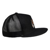 Tiger Trucker Hat by LET'S BE IRIE - Black Denim - Let's Be Irie™