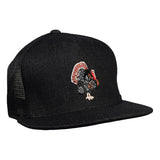 Turkey Trucker Hat by LET'S BE IRIE - Black Denim - Let's Be Irie™