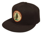 California Redwoods Snapback Hat by LET'S BE IRIE - Brown - Let's Be Irie™